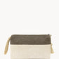 Block A Clutch - Brown