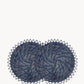 Surya Woven Palm Fiber Placemat - Indigo Blue (Set of 2)