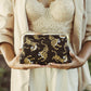 Sumatran Tiger Clutch Bag in Black