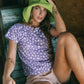 BLOOM Crochet Sun Hat In Lime Green