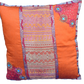 Embroidered Recycled Vintage Pillow Case