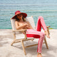 GIRL Seaside Pants In Rose & Red