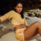 GIRL Seaside Runner Recycled Shorts in Sunflower Yellow