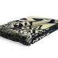 Awa Throw Blanket - Natural / Black