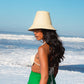 MARGO Palm Straw Hat in Beige
