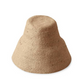 NAOMI Jute Clochet Straw Hat in Nude Beige