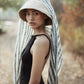 NAOMI Jute Clochet Straw Hat in Nude Beige