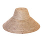 RIRI Jute Handwoven Straw Hat In Natural Beige