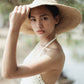 RIRI Jute Handwoven Straw Hat In Natural Beige
