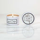 White Tea + Ginger Scent Coconut Wax Candle